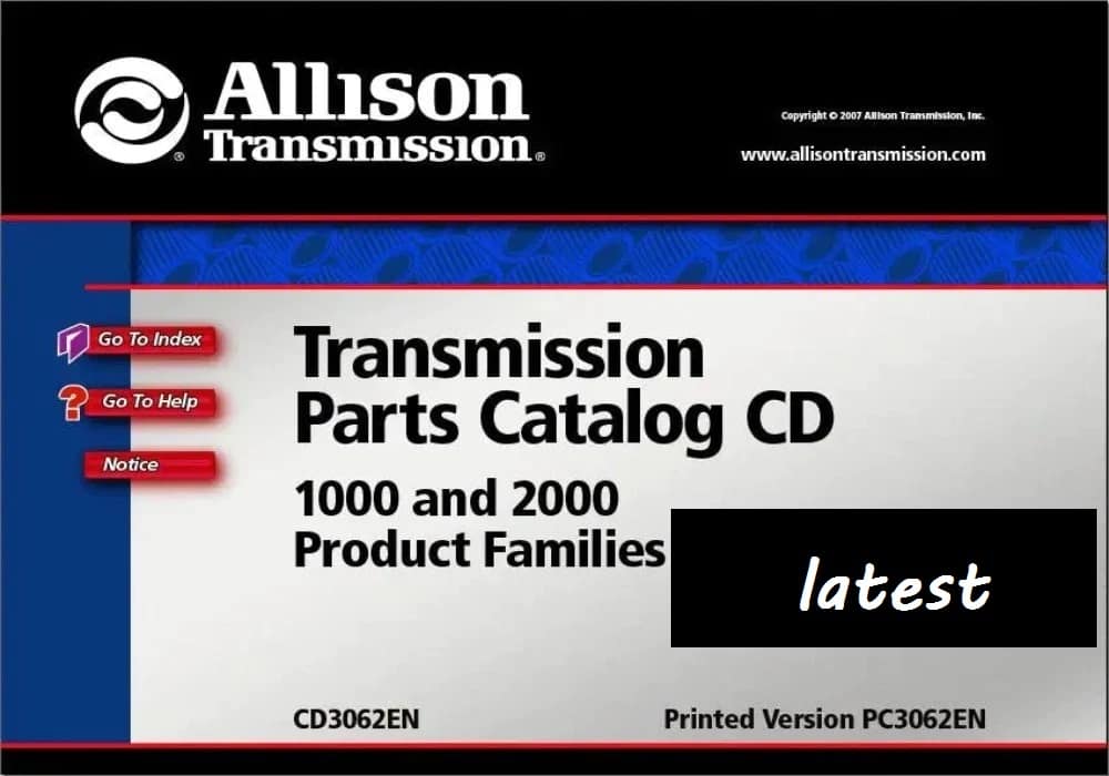 Allison Transmission Parts Catalog 2024 Automotive