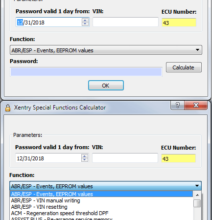 New Xentry Special functions password generator with keygen - license maker