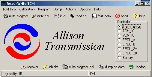 ALLISON TCM Reflash 5.2