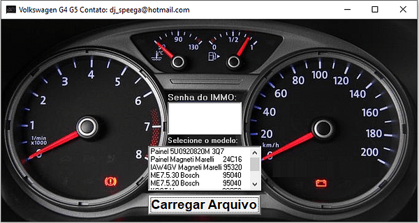 VW Golf4 - Golf5 Pin code calculator