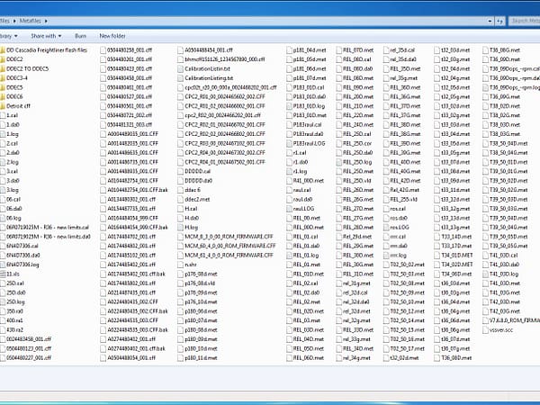 Detroit Diesel Metafiles Calibrations