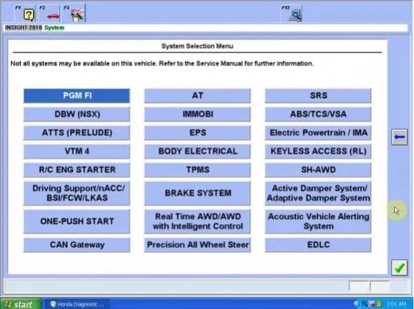 Honda HDS System