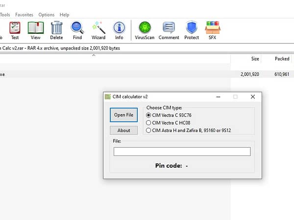 Opel CIM calculator v2 Unlimited